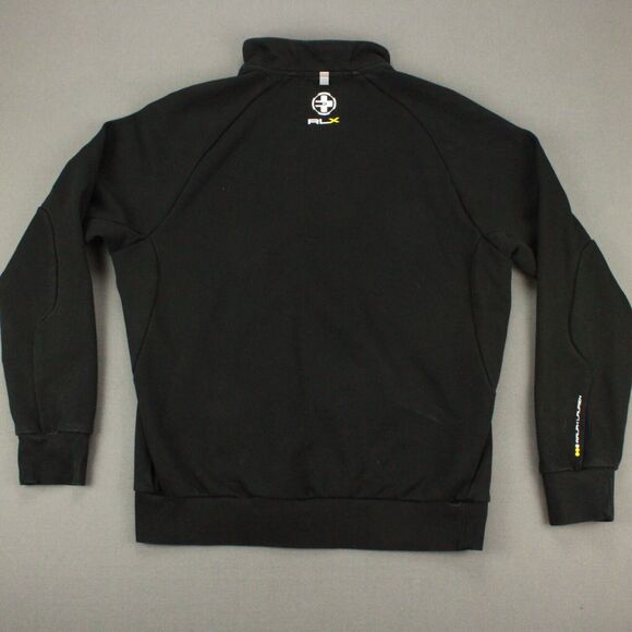 RLX Ralph Lauren Hoodie Mens XL Black Sweater Performance Sweatshirt 1/4 Zip - Picture 5 of 11